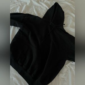 plain black brandy melville hoodie